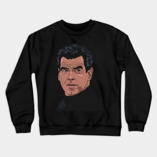 pierce brosnan Crewneck Sweatshirt